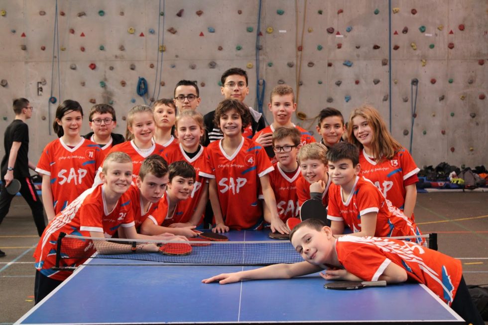 Tennis de Table 15/01/20 Collège Saints Anges Pontivy